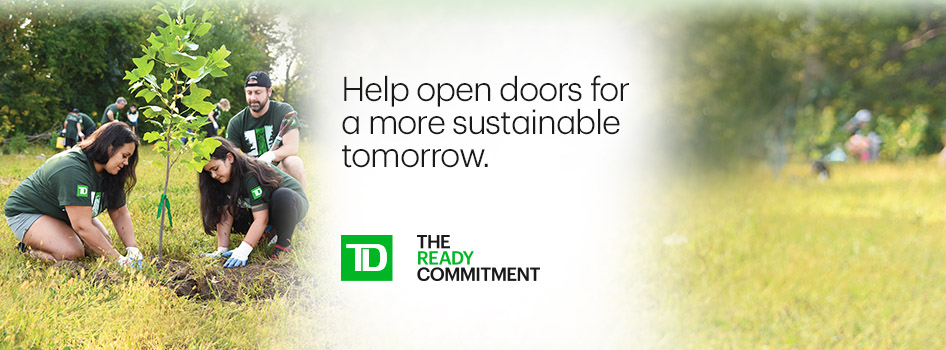 Help open doors for a more sustainable tomorrow. The Ready Commitment. 